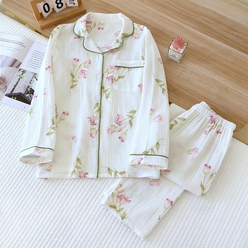 Cream Serenity Pajama Set - WhisperLinens