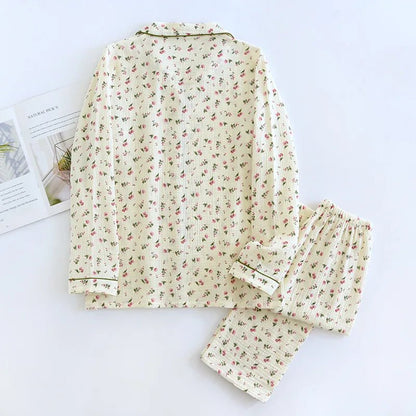 Cream Serenity Pajama Set - WhisperLinens