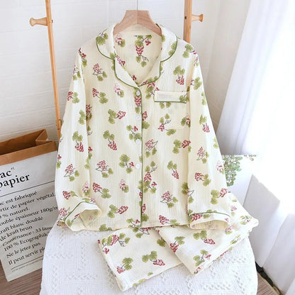Cream Serenity Pajama Set - WhisperLinens