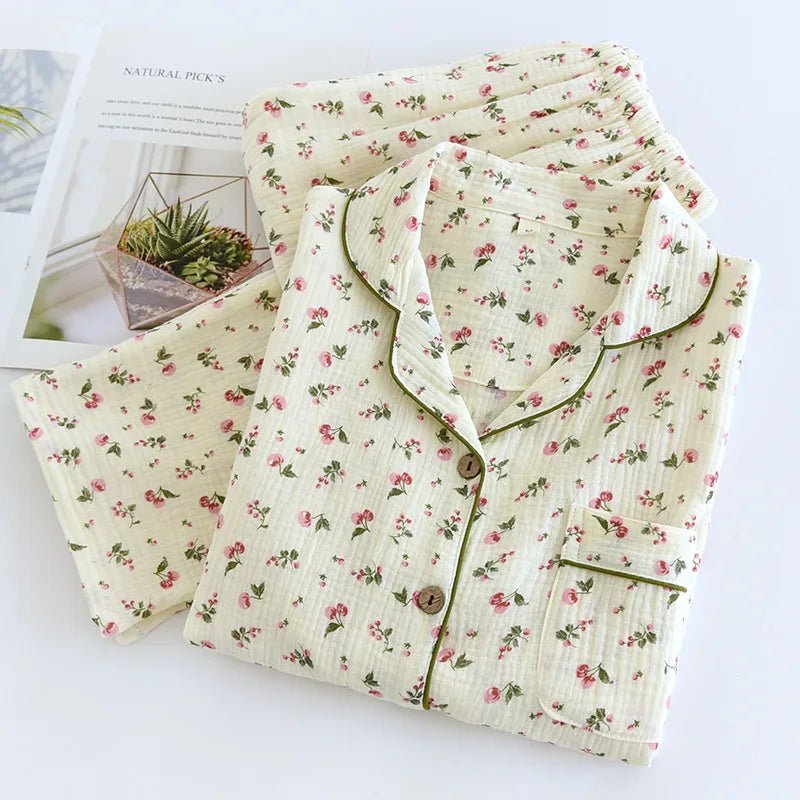 Cream Serenity Pajama Set - WhisperLinens