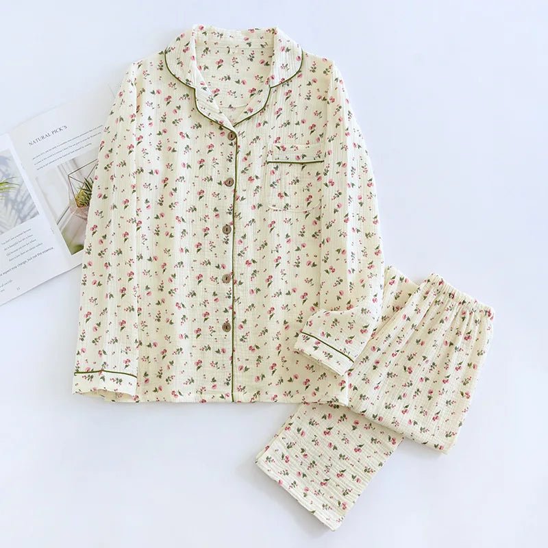 Cream Serenity Pajama Set - WhisperLinens