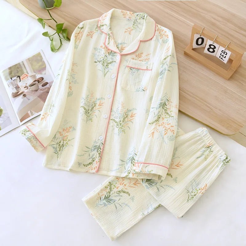 Cream Serenity Pajama Set - WhisperLinens
