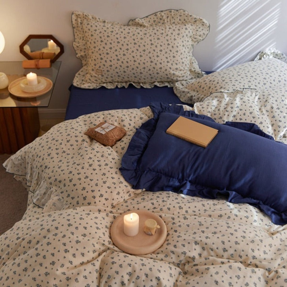 Ditsy Floral Ruffle Bedding Collection - WhisperLinens