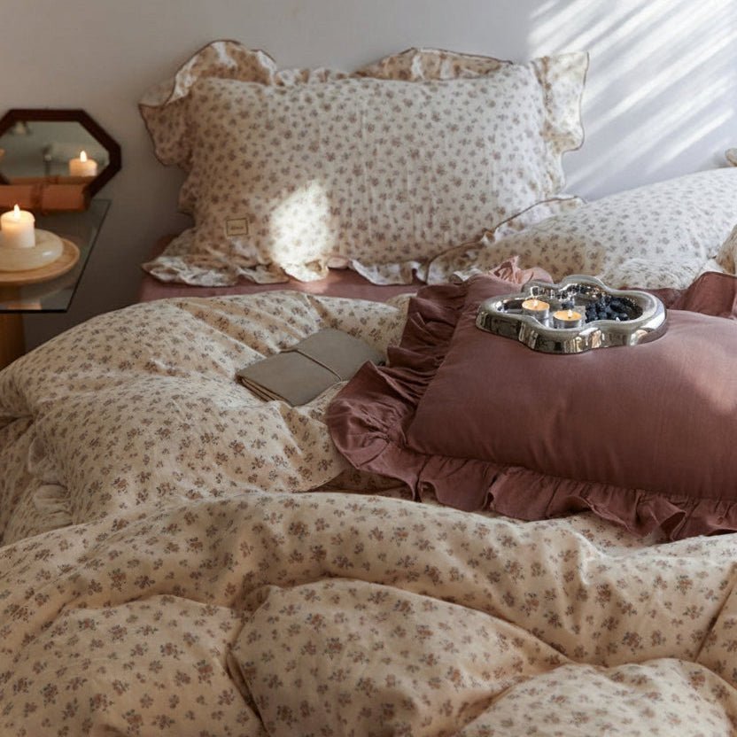 Ditsy Floral Ruffle Bedding Collection - WhisperLinens