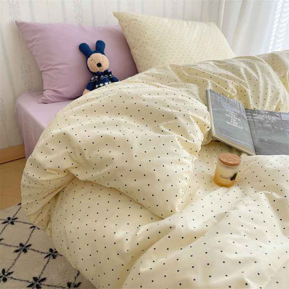 Dotted Charm Bedding Set - WhisperLinens