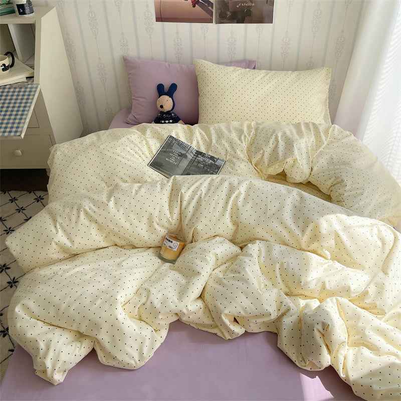 Dotted Charm Bedding Set - WhisperLinens