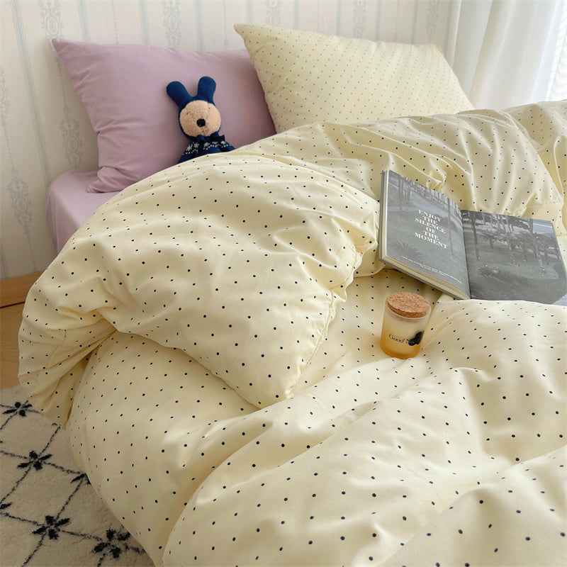 Dotted Charm Bedding Set - WhisperLinens