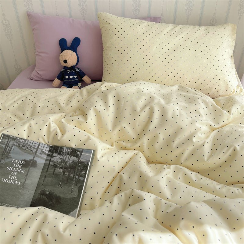 Dotted Charm Bedding Set - WhisperLinens