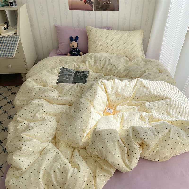 Dotted Charm Bedding Set - WhisperLinens