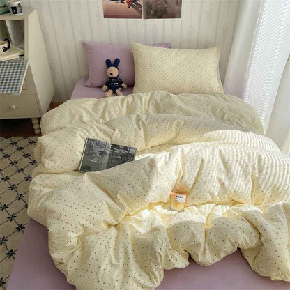 Dotted Charm Bedding Set - WhisperLinens