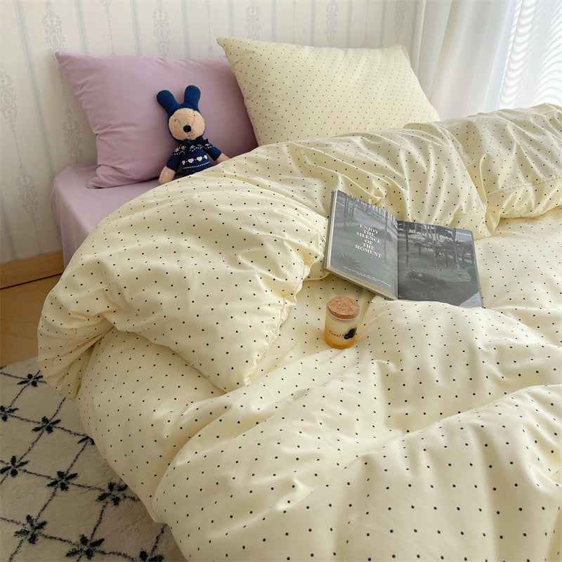 Dotted Charm Bedding Set - WhisperLinens