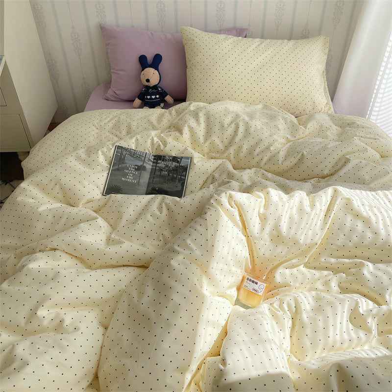 Dotted Charm Bedding Set - WhisperLinens