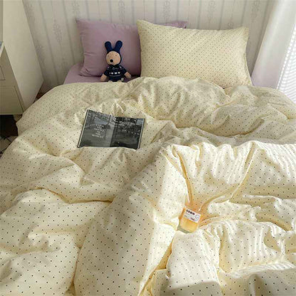 Dotted Charm Bedding Set - WhisperLinens