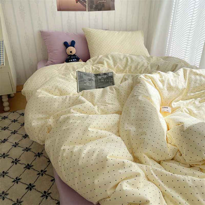 Dotted Charm Bedding Set - WhisperLinens