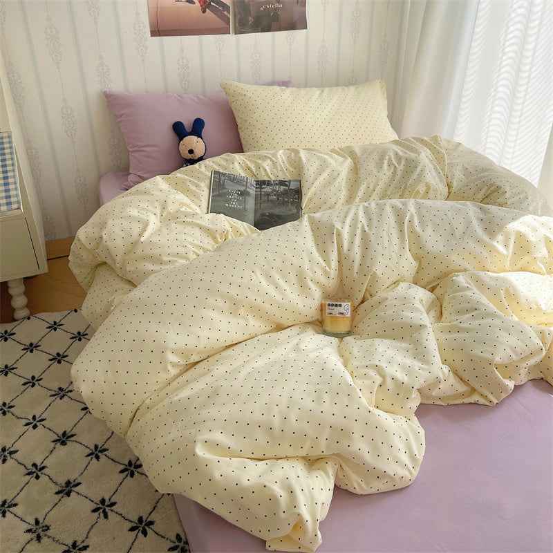 Dotted Charm Bedding Set - WhisperLinens