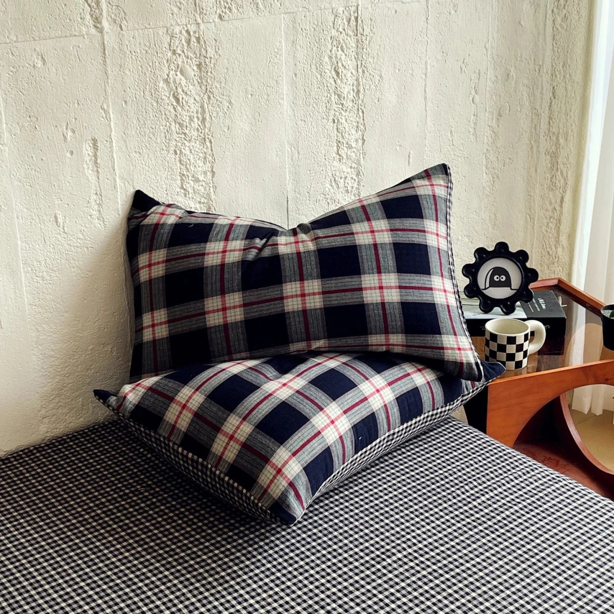 Heritage Plaid Cotton Bedding Set - WhisperLinens
