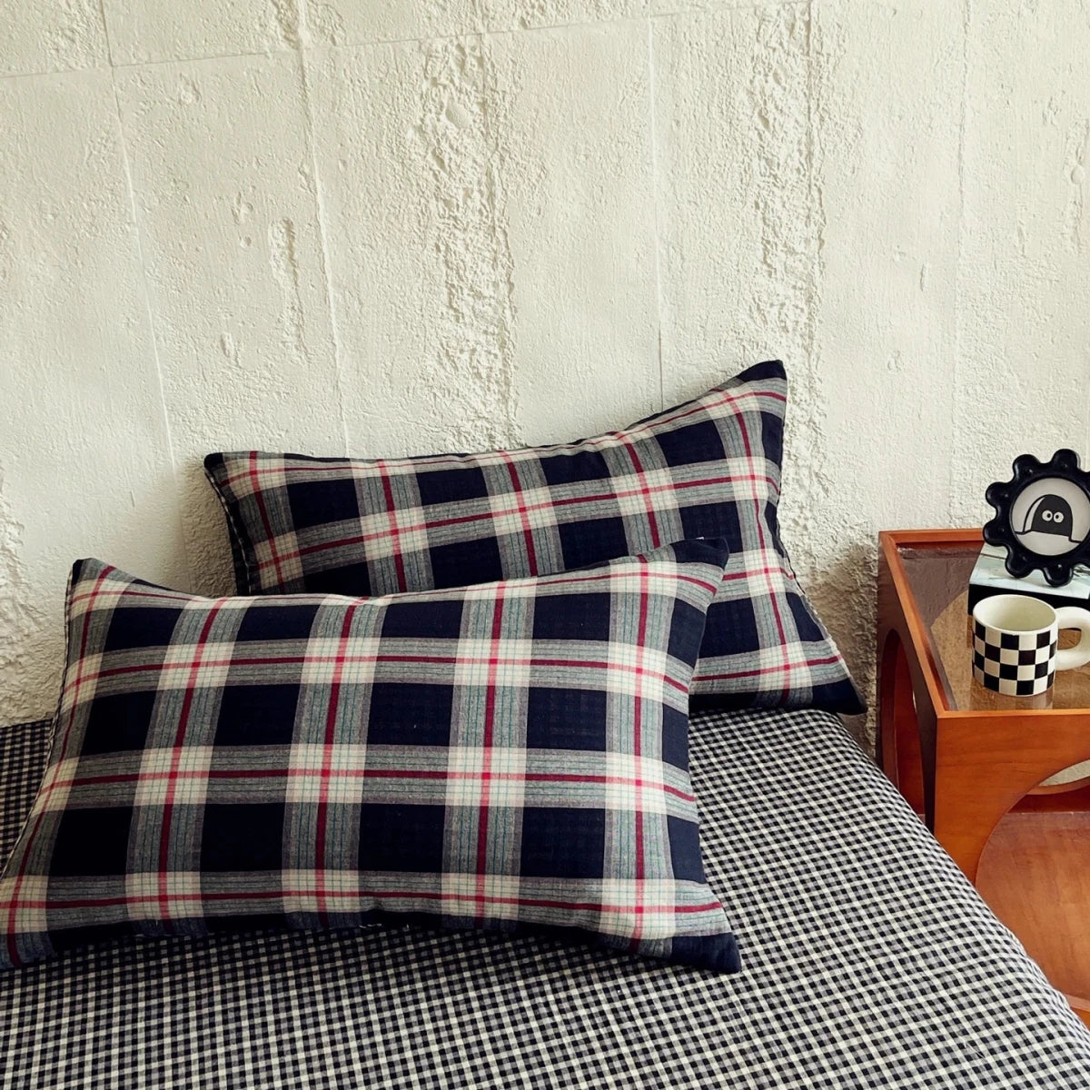 Heritage Plaid Cotton Bedding Set - WhisperLinens
