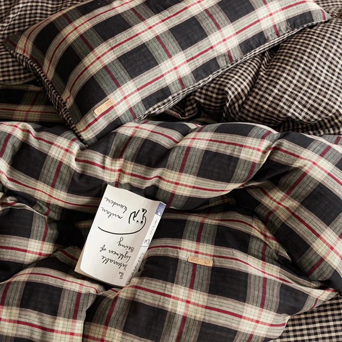 Heritage Plaid Cotton Bedding Set - WhisperLinens