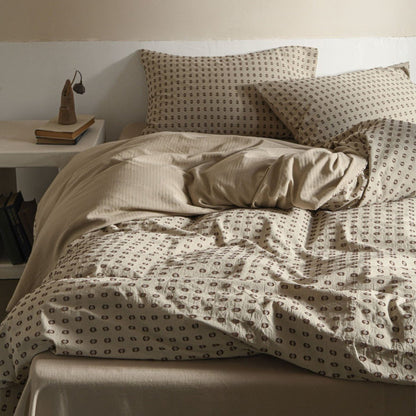 Amberlyn Dotted Cotton Bedding Set