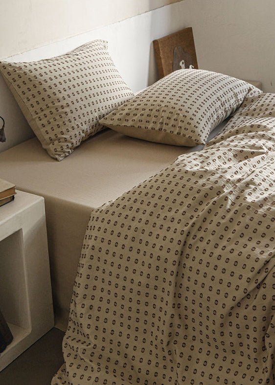 Amberlyn Dotted Cotton Bedding Set