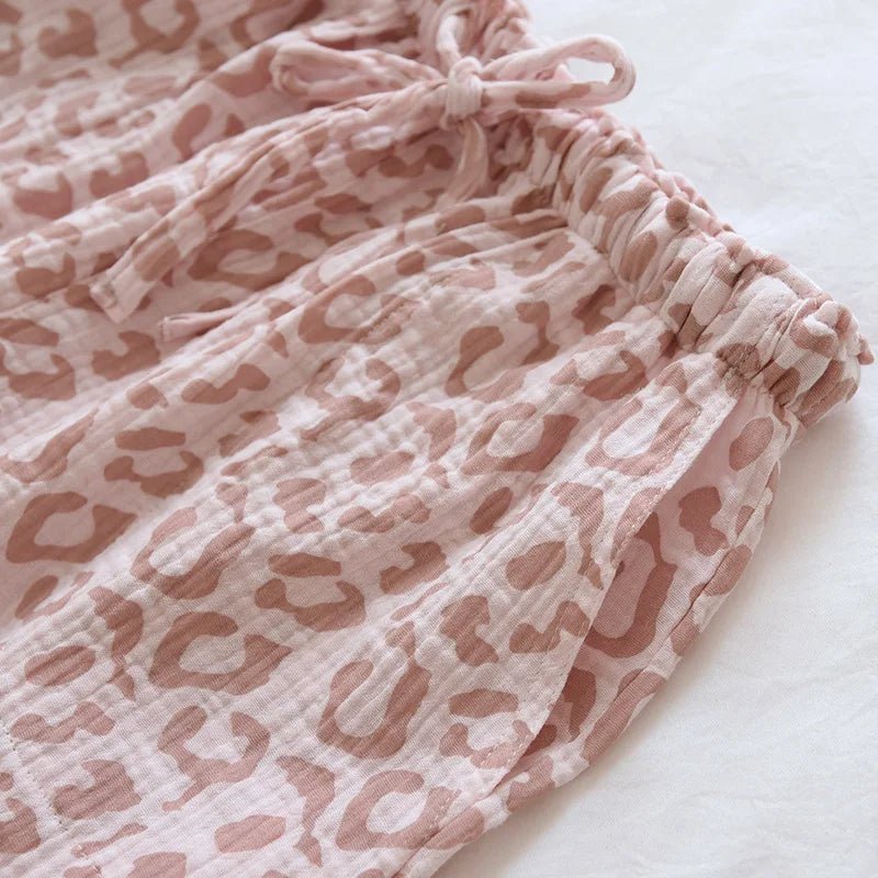 Leopard Whisper Sleep Pants - WhisperLinens