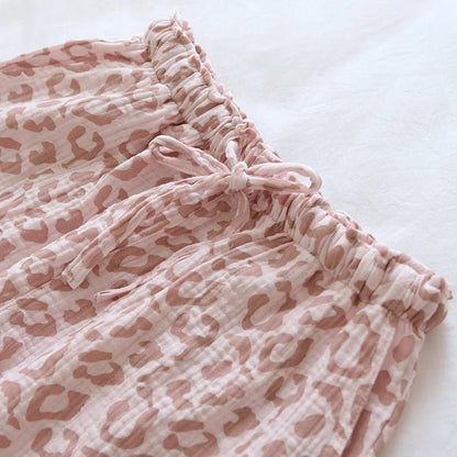 Leopard Whisper Sleep Pants - WhisperLinens