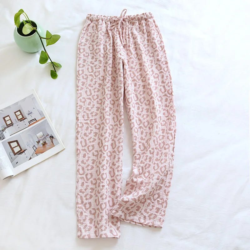 Leopard Whisper Sleep Pants - WhisperLinens
