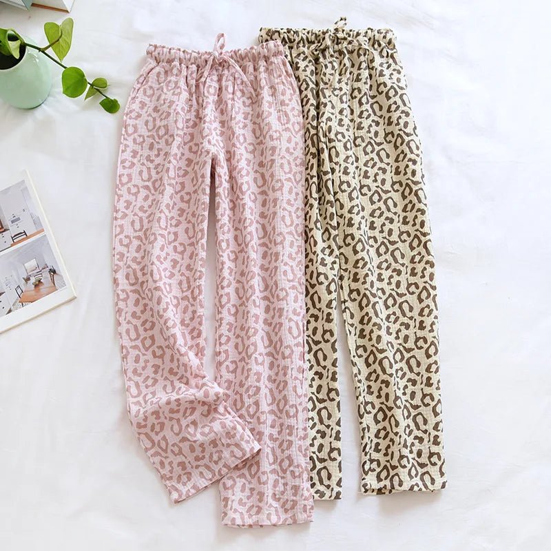 Leopard Whisper Sleep Pants - WhisperLinens