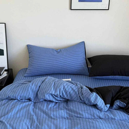Monochrome Stripe Bedding Collection - WhisperLinens