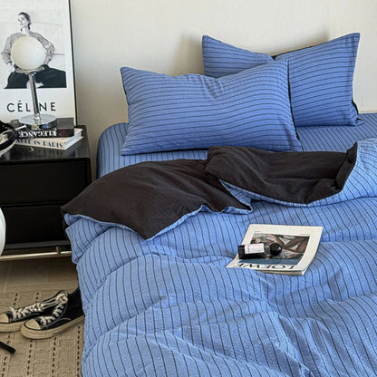 Monochrome Stripe Bedding Collection - WhisperLinens