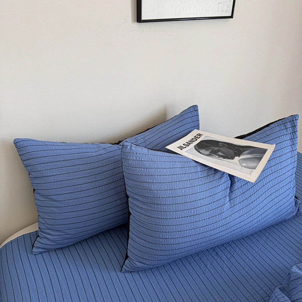 Monochrome Stripe Bedding Collection - WhisperLinens