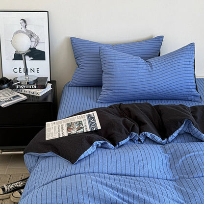 Monochrome Stripe Bedding Collection - WhisperLinens