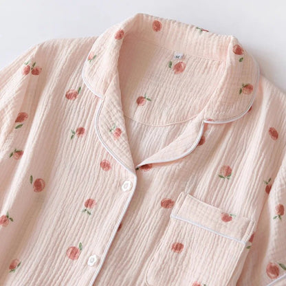 Peachy Breeze Pajama Set - WhisperLinens