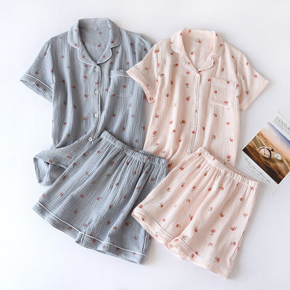 Peachy Breeze Pajama Set - WhisperLinens