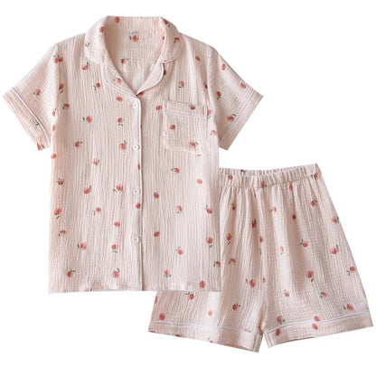 Peachy Breeze Pajama Set - WhisperLinens