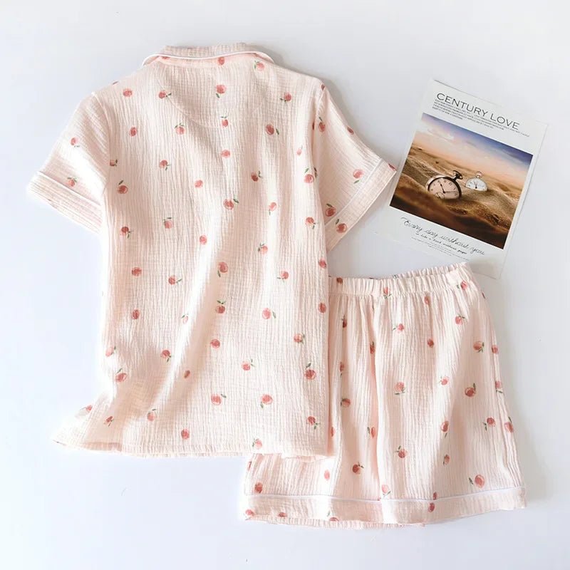 Peachy Breeze Pajama Set - WhisperLinens