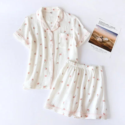 Peachy Breeze Pajama Set - WhisperLinens