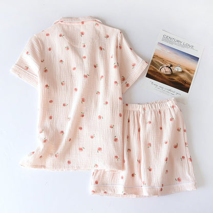 Peachy Breeze Pajama Set - WhisperLinens
