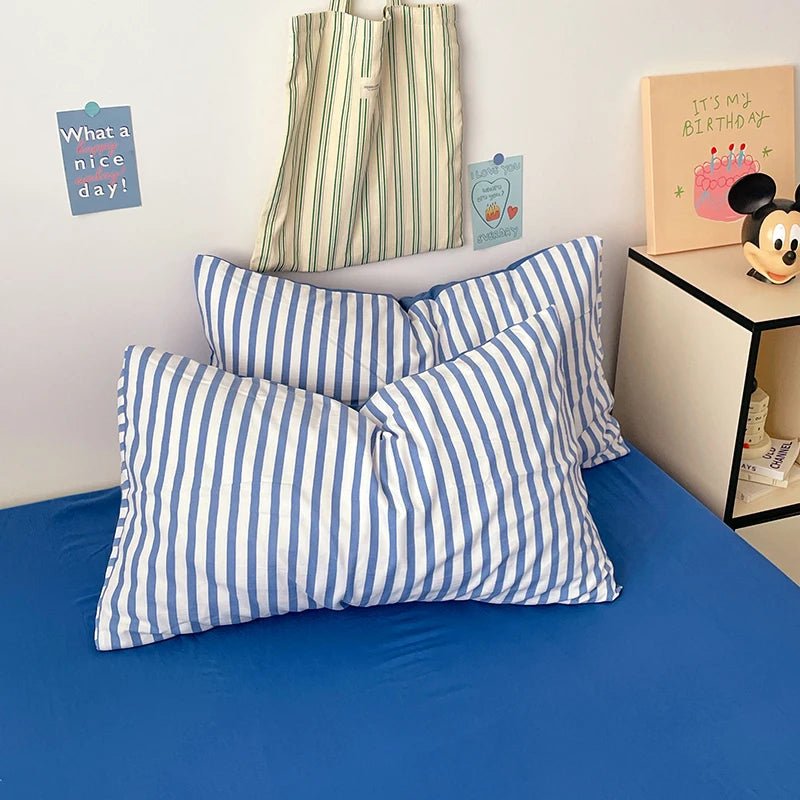 Puffy Stripe Bedding Collection - WhisperLinens
