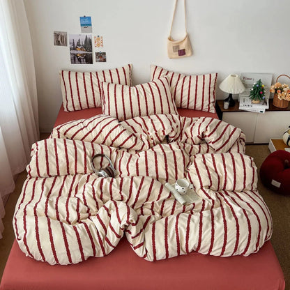 Relaxed Stripe Bedding Collection - WhisperLinens