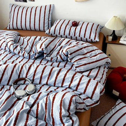 Relaxed Stripe Bedding Collection - WhisperLinens