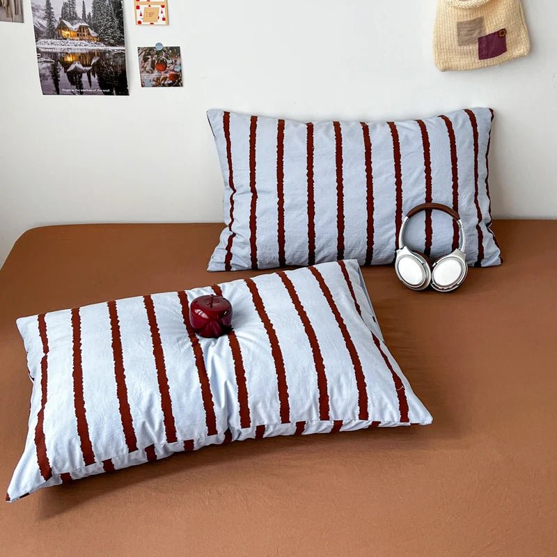 Relaxed Stripe Bedding Collection - WhisperLinens