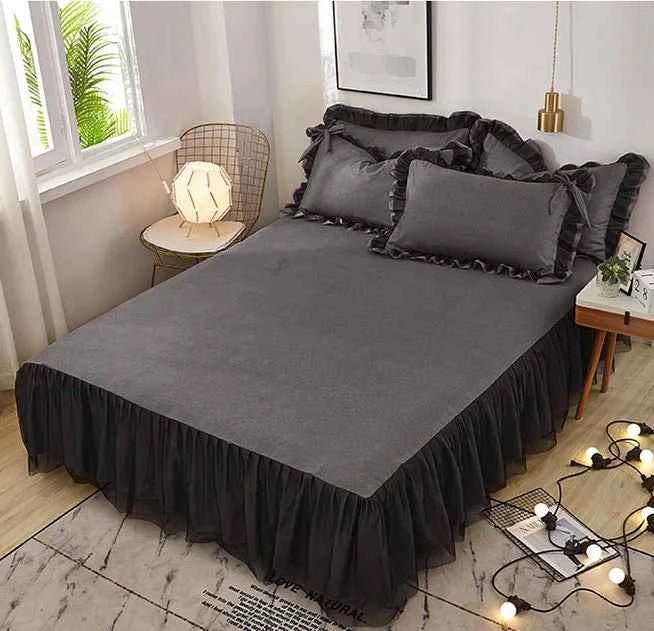 Ruffled Elegance Bedding Set - WhisperLinens