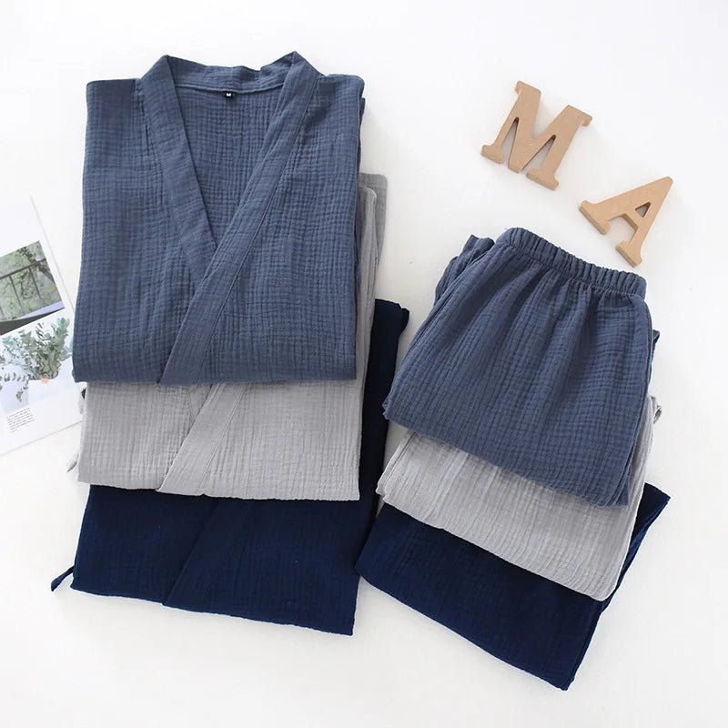 Soft Breeze Kimono Pajama Set - WhisperLinens