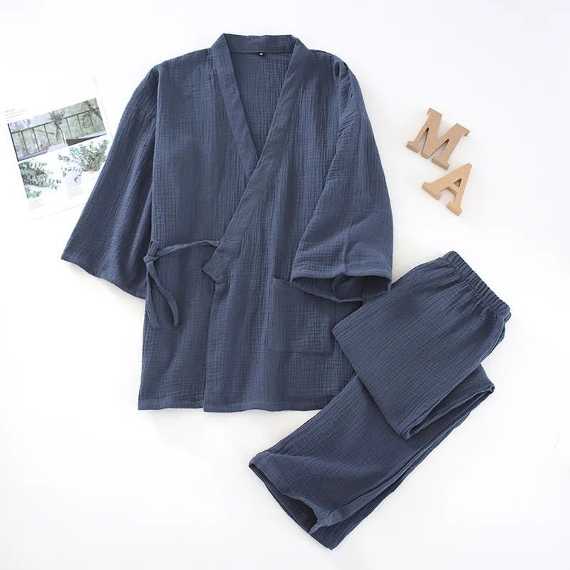 Soft Breeze Kimono Pajama Set - WhisperLinens