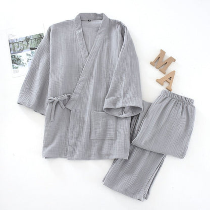 Soft Breeze Kimono Pajama Set - WhisperLinens