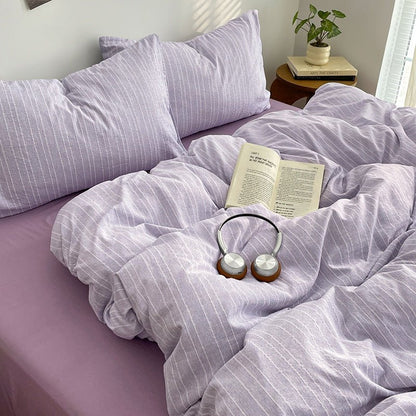 Soft Stripe Bedding Collection - WhisperLinens