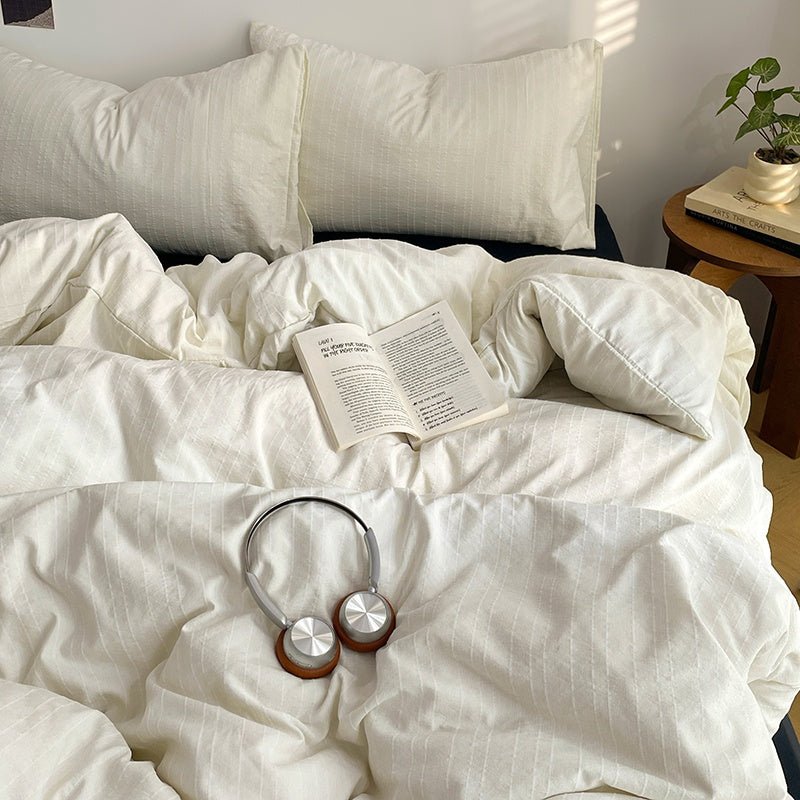 Soft Stripe Bedding Collection - WhisperLinens
