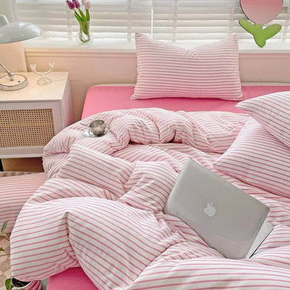 Soft Stripe Bedding Collection - WhisperLinens