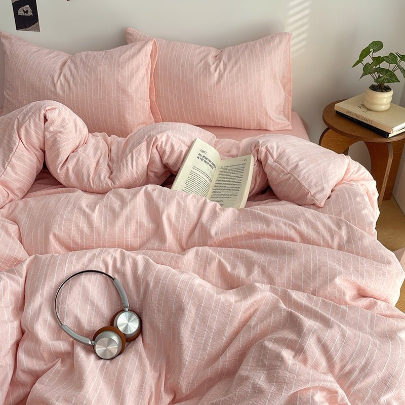 Soft Stripe Bedding Collection - WhisperLinens